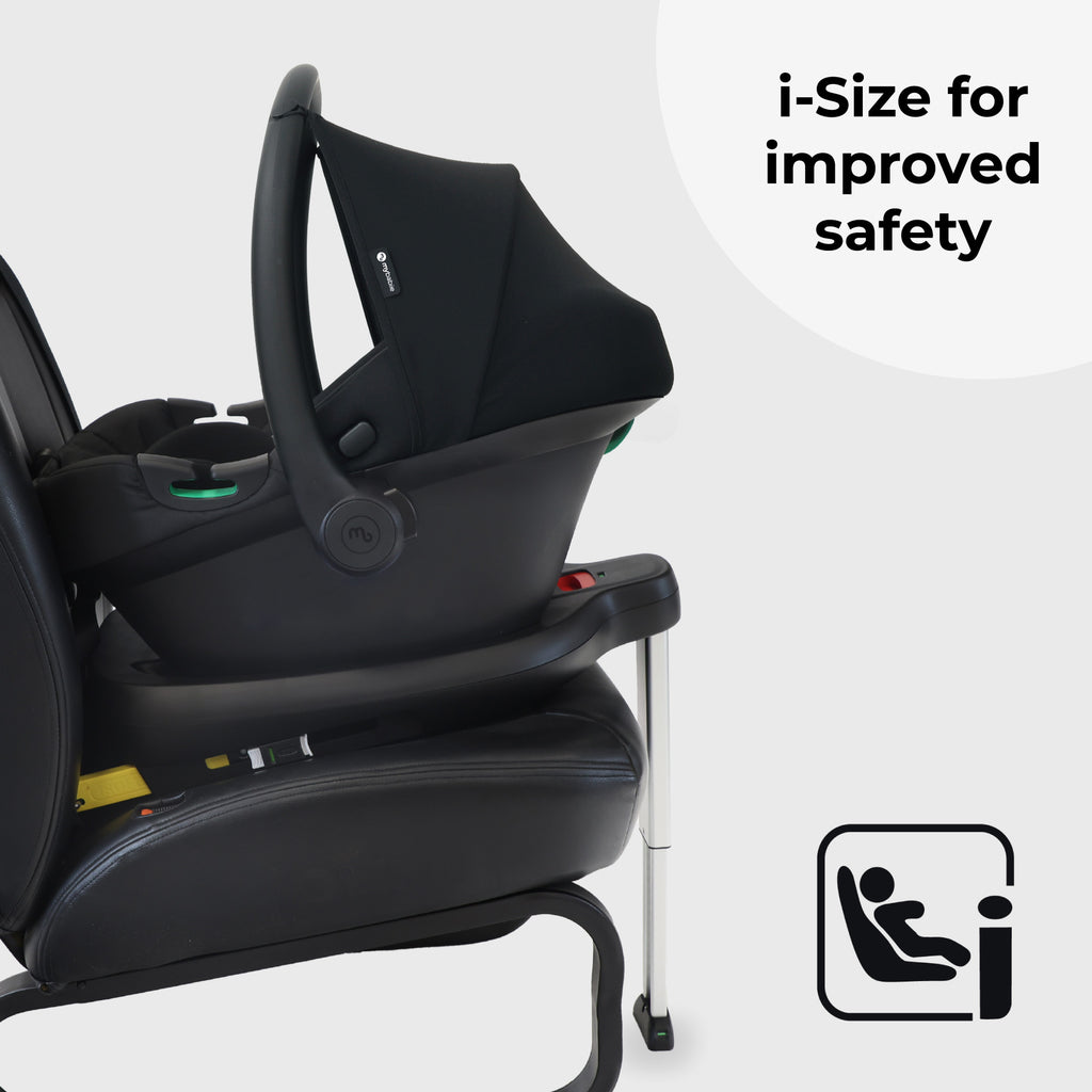 MBCS02 i-Size Infant Carrier Car Seat (40-87cm) - Black by My Babiie