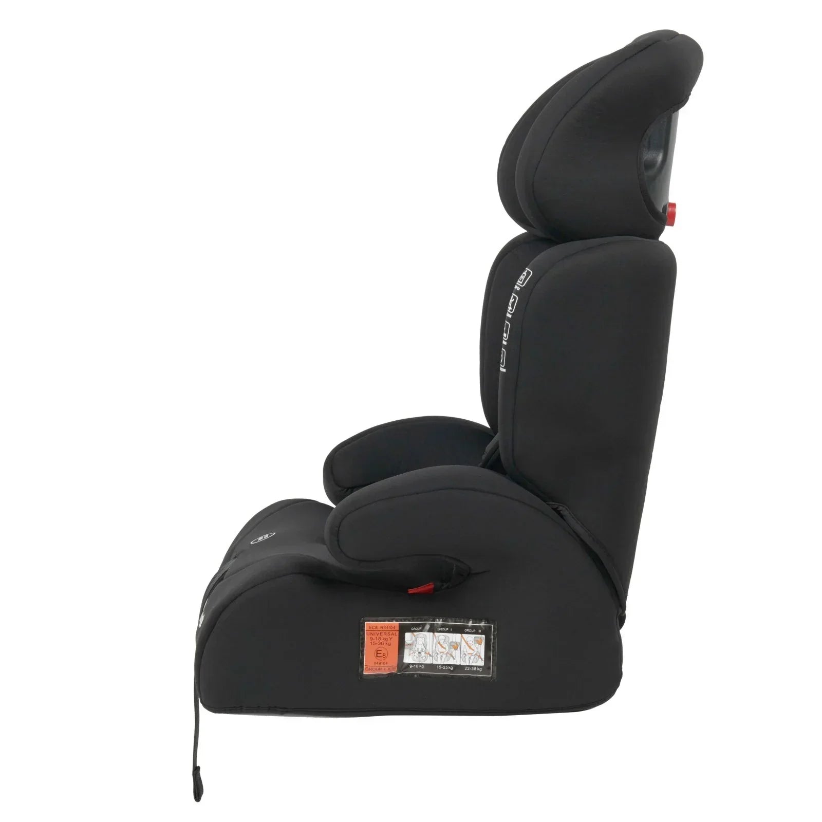 Puggle Maxi Gro Comfort Group 1/2/3 Eco Car Seat Booster Seat - Storm Black (9 Months-12 Years) by Puggle